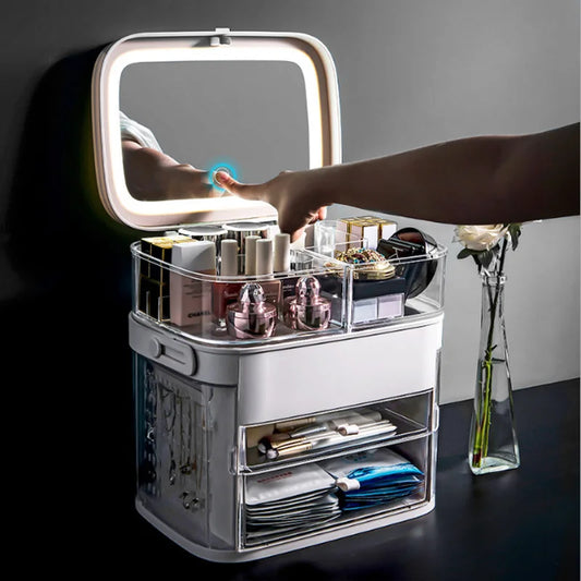 You Are Magnifique - Rangement cosmetique avec miroir et led